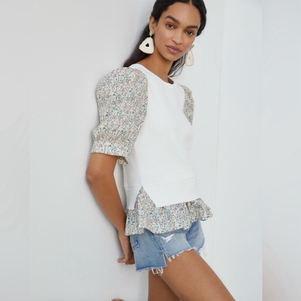 Anthropologie Peplum Top